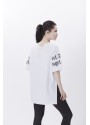 Baskılı Beyaz T-shirt